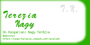 terezia nagy business card