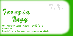 terezia nagy business card